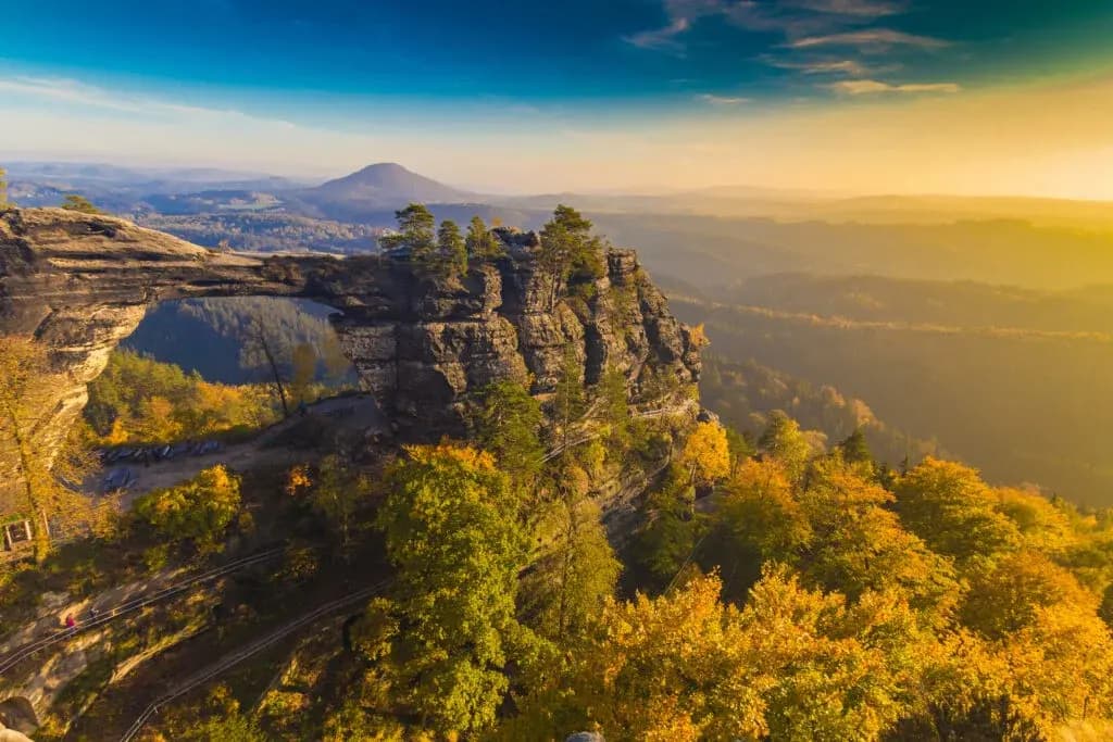 Widok krajobrazowy - Czechy