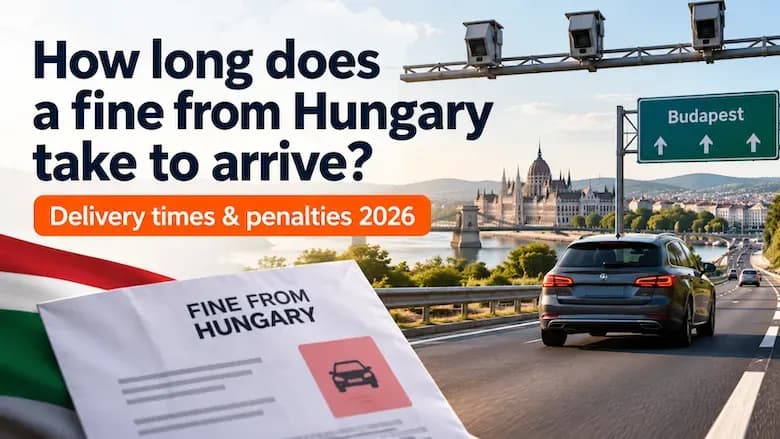 Po jakim czasie przychodzi mandat z Węgier? Terminy i kary 2026