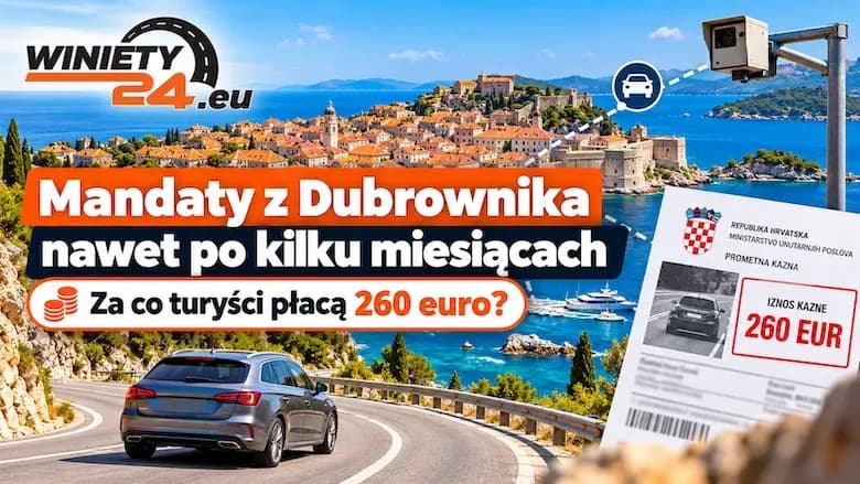 Mandaty z Dubrownika 2026 – 260 euro za wjazd