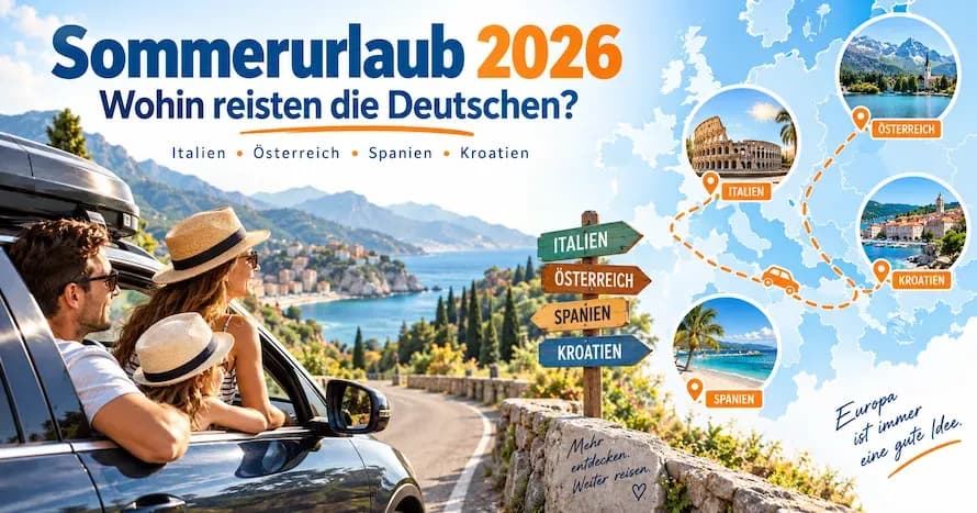 Sommerurlaub 2026: Wohin reisten die Deutschen und wie viel gaben sie aus?